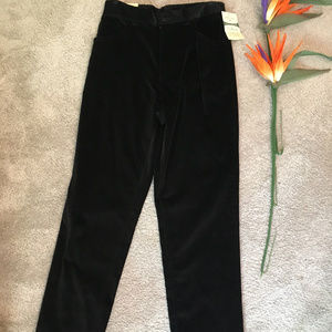NEW~Jeans--Black Stretch Velvet